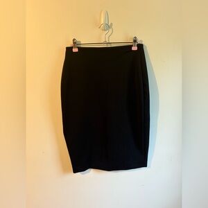 Express Classic Black Pencil Skirt Size Medium